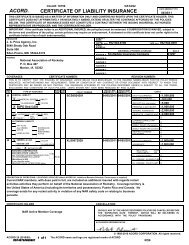 Individual NAR member certificate of insurance - National ...