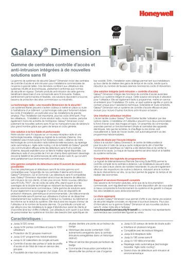 Galaxy® Dimension - newmatic