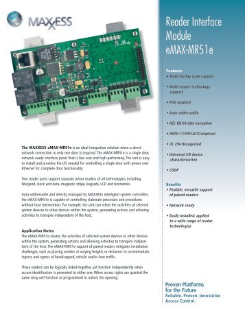 Reader Interface Module eMAX-MR51e - newmatic