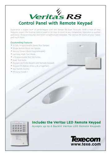 Control Panel with Remote Keypad - FR Security