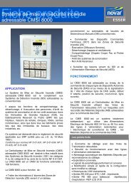 Détecteur thermique adressable sans socle – NewMatic