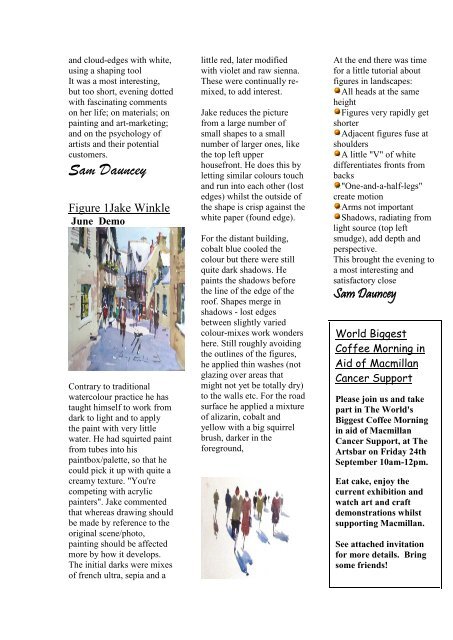 Wokingham Art Society Newsletter- September 2010