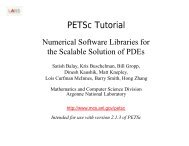 PETSc Tutorial - The ACTS Toolkit