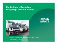 Nicole Stefenelli - Recycling Council of Alberta