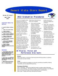 Volume 18, Issue 4: April/May 2012 - Desert Vista High School