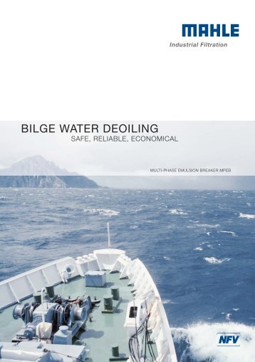 BILGE WATER DEOILING - MAHLE Industry - Filtration