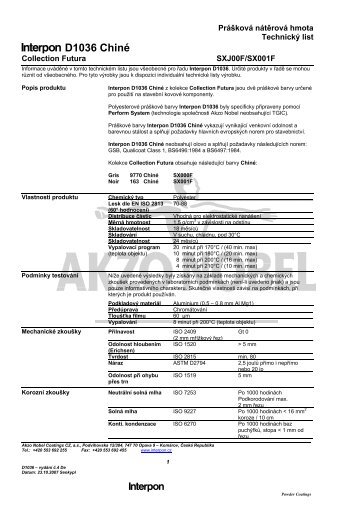 Interpon D1036 Chiné - Intro / Akzo Nobel Powder Coatings se ...