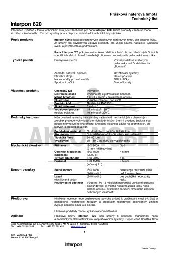 Interpon 620 - Intro / Akzo Nobel Powder Coatings se představuje