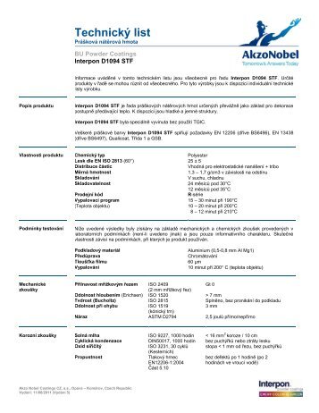 Interpon D1094 STF - Intro / Akzo Nobel Powder Coatings se ...