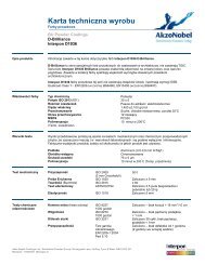Karta techniczna wyrobu - Intro / Akzo Nobel Powder Coatings se ...