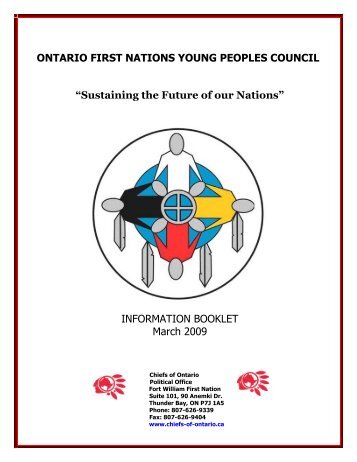 the ontario first nations young peoples council ... - Chiefs of Ontario
