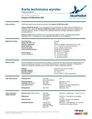 Karta techniczna wyrobu - Intro / Akzo Nobel Powder Coatings se ...