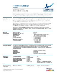 Termék Adatlap - Intro / Akzo Nobel Powder Coatings se představuje