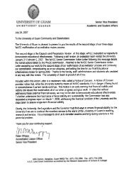 Capacity and Preparatory Review Letter