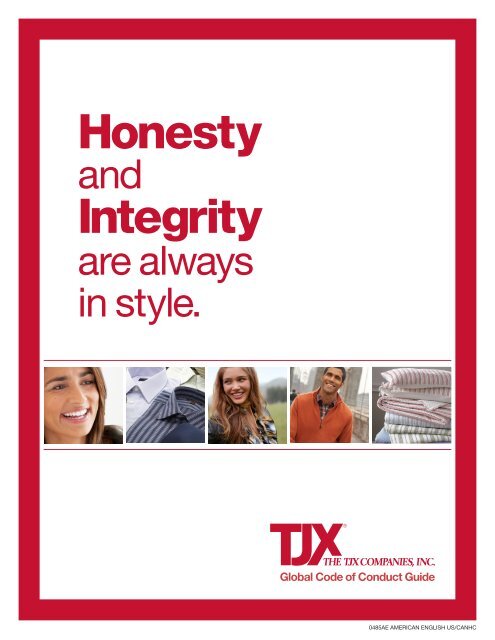 Tjx Code Of Conduct The Tjx Companies Inc