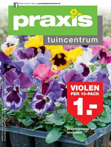 Praxis tuincentrum folder