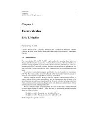 Event calculus