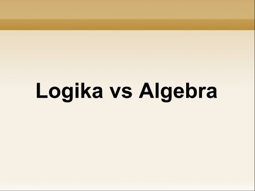 Boolova algebra