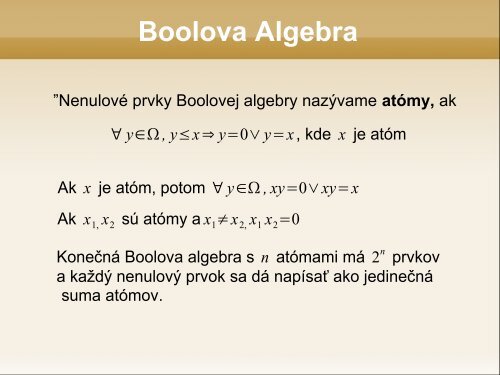 Boolova algebra