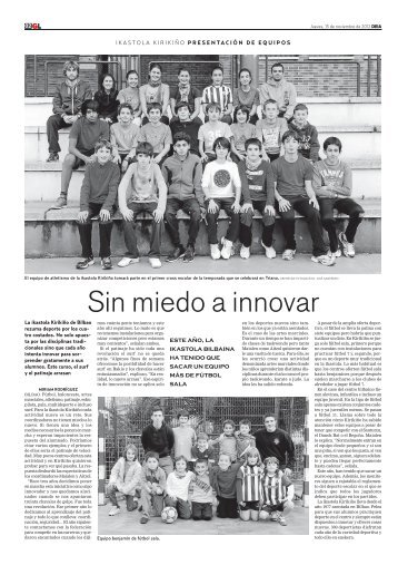 Sin miedo a innovar - KirikiÃ±o