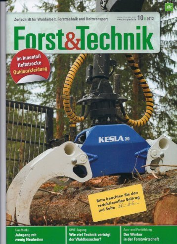 Forst & Technik Oktober 2012 - Miller Fahrzeugbau
