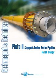 Pluto II Cryogenic Double Barrier Pipeline subsea cryogenic ... - GTT