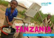 Water is Life - Tanzania Level 3/4 PDF - Unicef