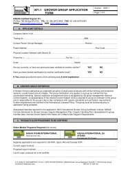 AF1.1 GROWER GROUP APPLICATION FORM - NASAA