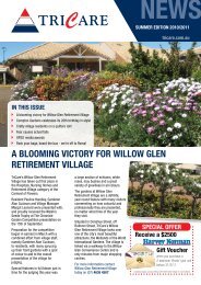 a blOOMing victOry fOr WillOW glEn rEtirEMEnt villagE - TriCare