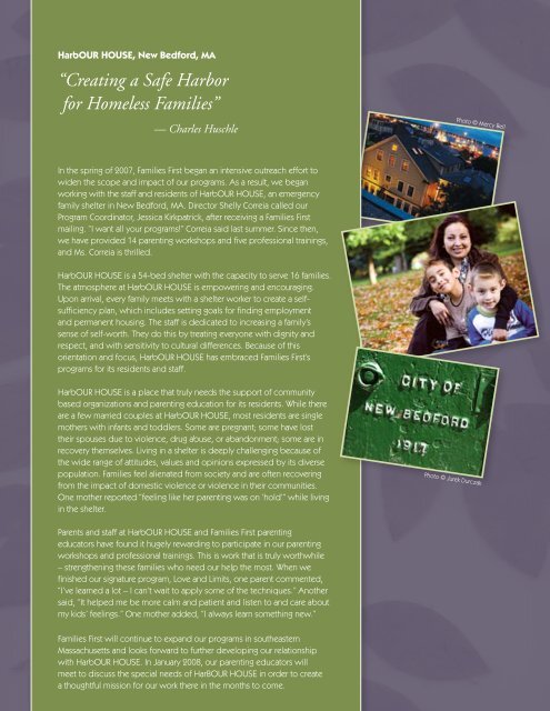 FAMILIES FIRST ANNUAL UPDATE 2007 annual RePORt