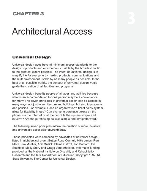 Design for Accessibility: A Cultural Administrator's Handbook