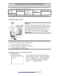 the notes - AS Level ICT WGS