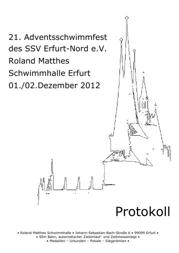 Protokoll 21 - Schwimm - Schwimmen Erfurt - 1dsg.de