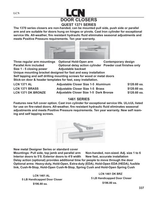 Door Closers Hata Inc