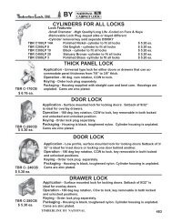 Drawer Lock Thick Panel Lock Door Lock Door Lock - HATA, Inc.