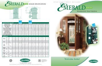 Emerald Brochure - Columbia Boiler