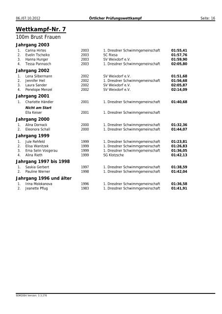 Protokoll - 1dsg.de