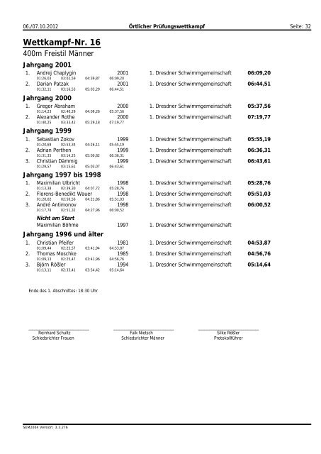 Protokoll - 1dsg.de