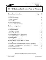 GX-9100 Software Configuration Tool for Windows User's Guide