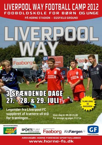 liVerpool WAY FootbAll CAmp