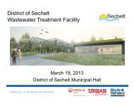 Consortium Presentation - District of Sechelt