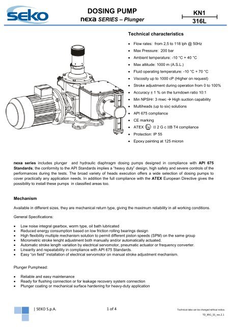 DOSING PUMP