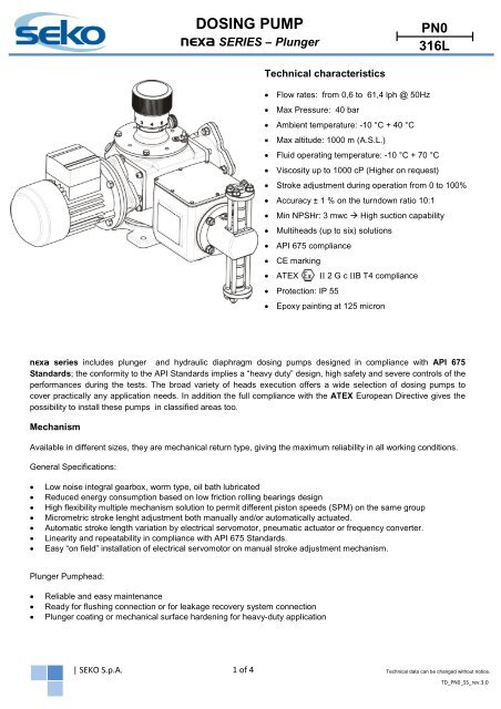 DOSING PUMP