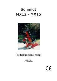 Holzspalter - Schmidt Maschinenvertrieb