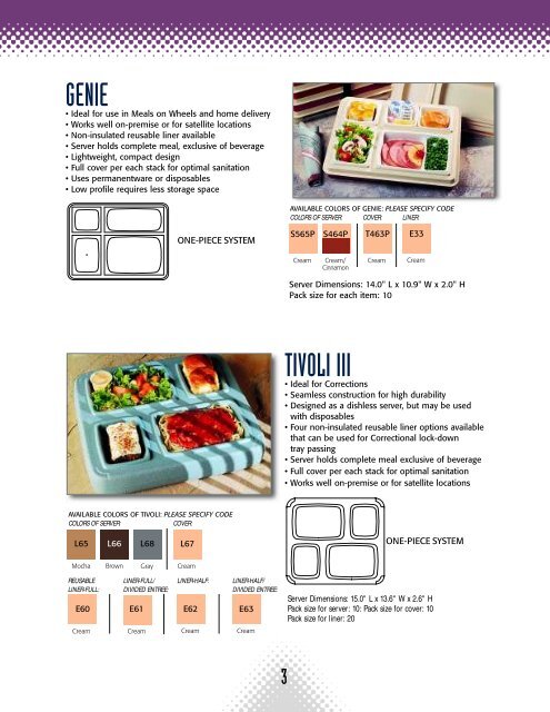 Insulated tray Systems - Greenfield World Trade