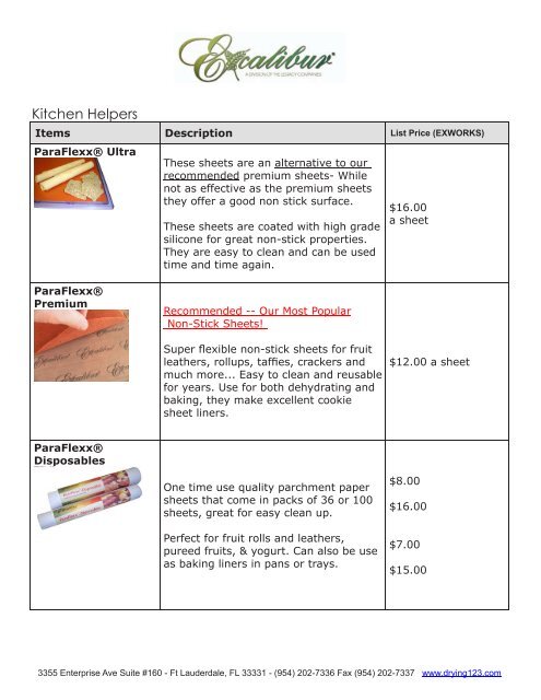 INTERNATIONAL PRICE LIST 2011 - Greenfield World Trade