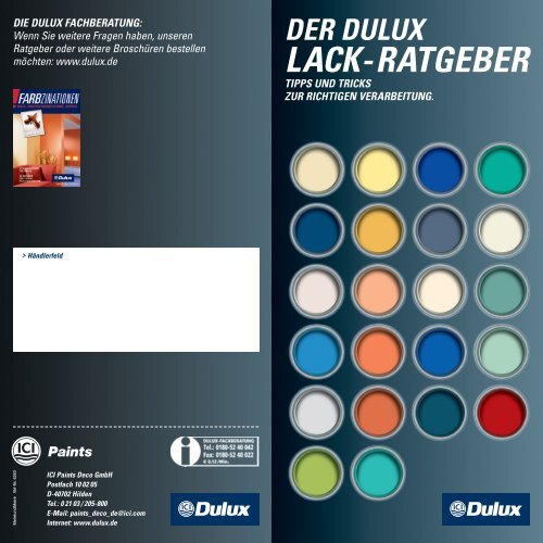 LACK-RATGEBER - Dulux