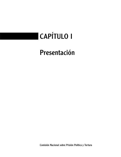 Informe de la ComisiÃ³n Nacional sobre PrisiÃ³n PolÃ­tica y Tortura