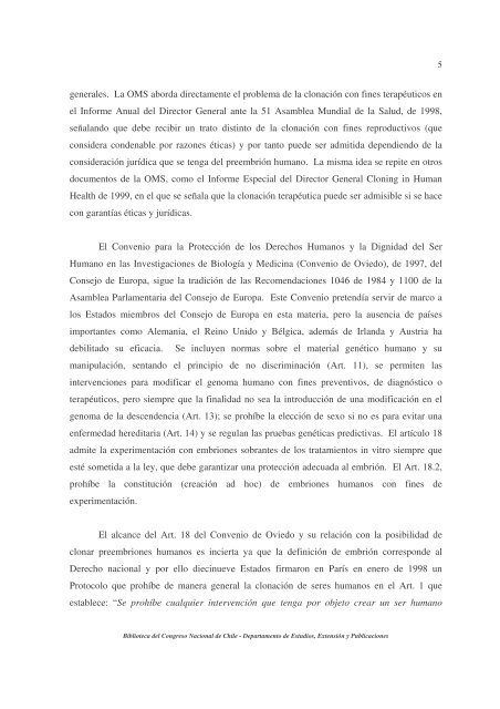 El estatuto jurÃ­dico del embriÃ³n en los convenios internacionales y ...