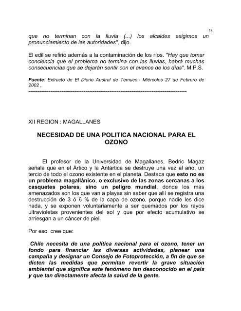 Medio Ambiente y Calidad de Vida NÂº 7 - Biblioteca del Congreso ...